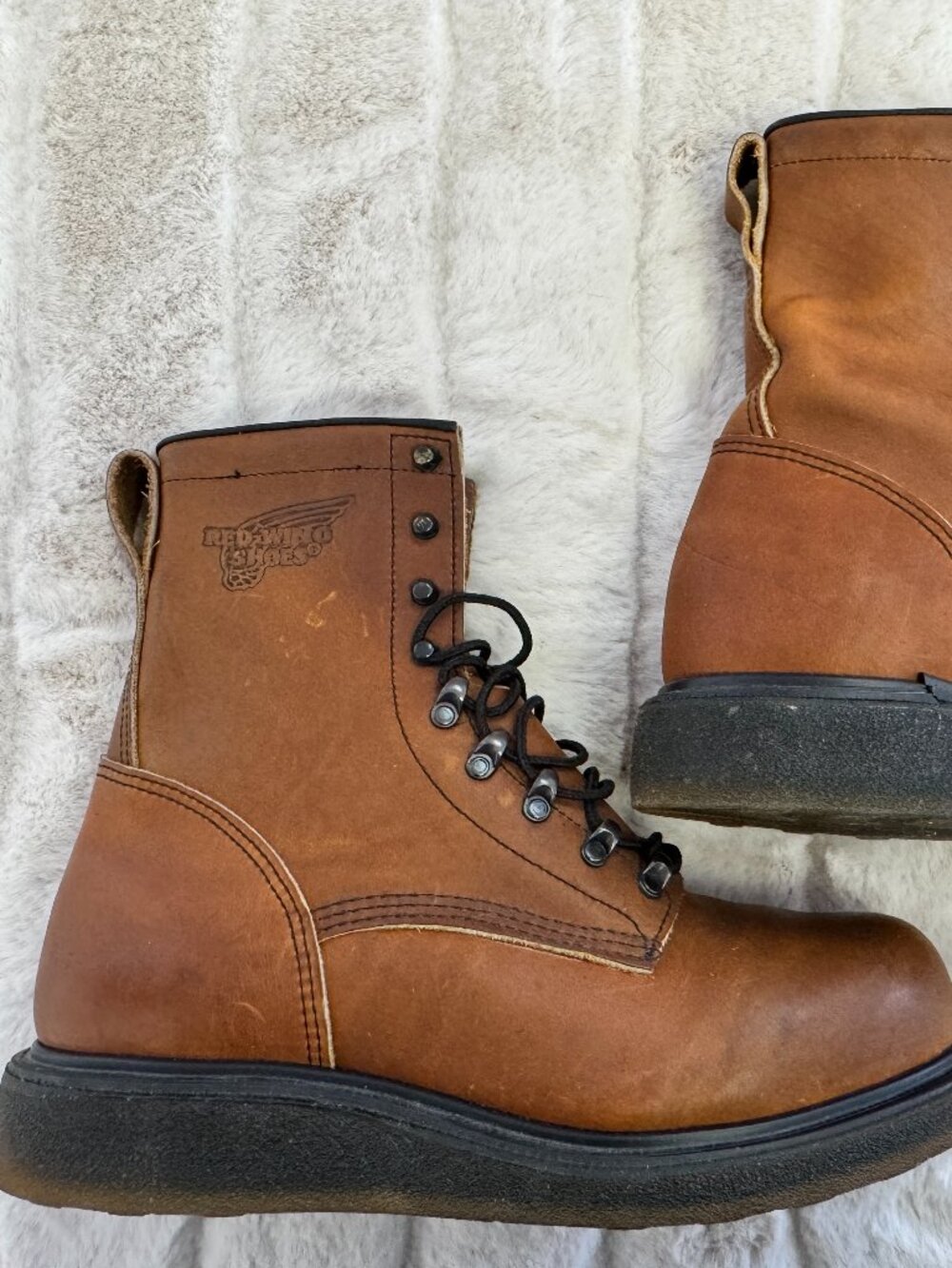 Red Wing 953 SuperSole 8-inch soft-toe work boots
